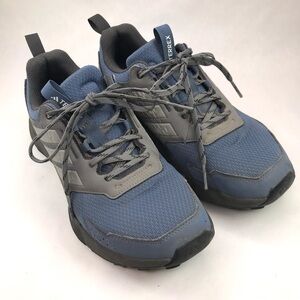 Adidas Men's Size 9 Terrex Tracefinder 2 Trail Running Blue Shoes Low